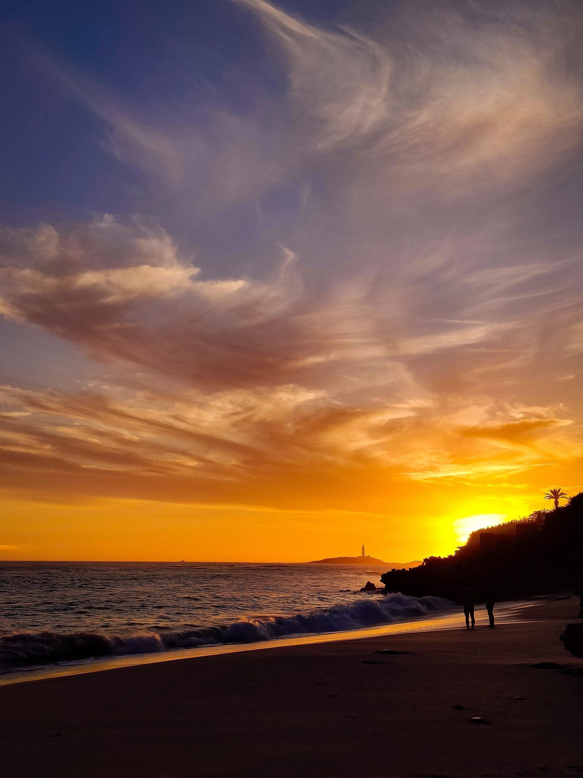 Atardecer en pequeña lulú